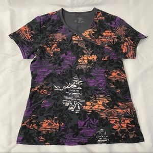 Cherokee Infinity Floral Scrub Top